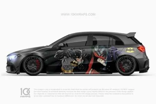 Batman Joker Car Wraps 13 Made With Top 3M Vinyl - 10KWRAPS