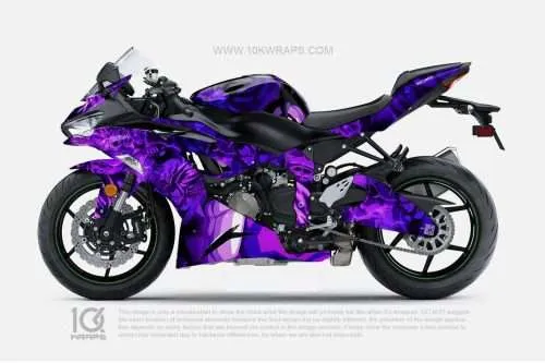 Dragon Ball Motorcycle Wrap Made With Top 3M Vinyl-10KWRAPS