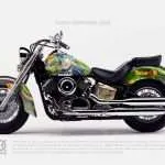 Dragon Ball Motorcycle Wrap Made With Top 3M Vinyl-10KWRAPS