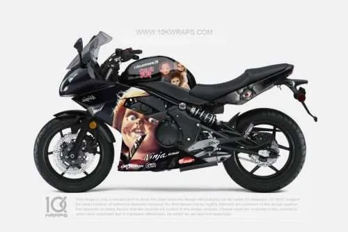 Chucky Motorcycle Wrap [MT-14] - 10KWraps | Itasha Stickers