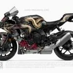 Hannya Mask Motorcycle Wraps Made With Top 3M Vinyl