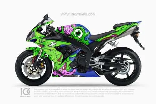 Motorcycle Wraps Made With Top 3M Vinyl - 10KWRAPS