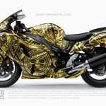 Samoan Motorcycle Wraps Made With Top 3M Vinyl - 10KWRAPS