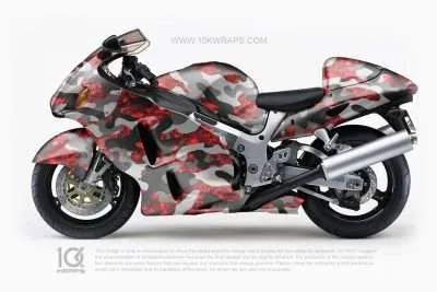 Camo Motorcycle Wrap [MT-28] - 10KWraps | Itasha Stickers