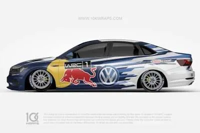 Red Bull Racing Car Wraps Made With Top 3M Vinyl - 10KWRAPS