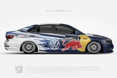 Red Bull Racing Car Wraps Made With Top 3M Vinyl - 10KWRAPS