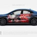 Tokyo Ghoul Car Wraps 08 Made With Top 3M Vinyl - 10KWRAPS