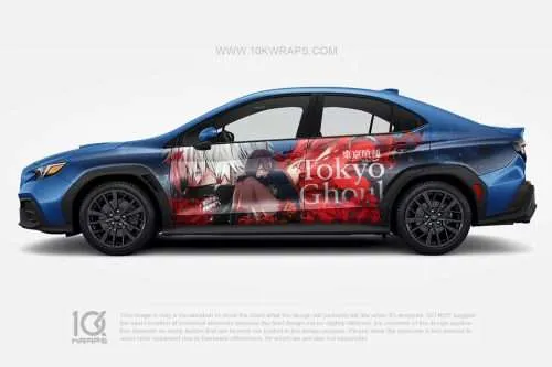 Tokyo Ghoul Car Wraps 08 Made With Top 3M Vinyl - 10KWRAPS