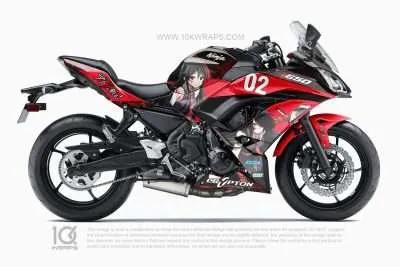 Akame Ga Kill Motorcycle Wraps Made With Top 3M Vinyl