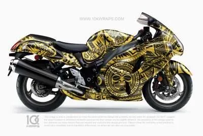 Samoan Motorcycle Wraps Made With Top 3M Vinyl - 10KWRAPS