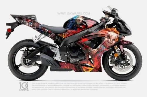 Death Note Motorcycle Wraps Made With Top 3MVinyl 10KWRAPS