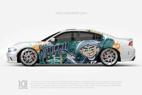 Danny Phantom Car Wraps Made With Top 3M Vinyl - 10KWRAPS