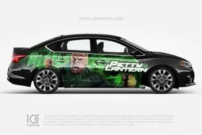 Green Lantern Car Wraps Made With Top 3M Vinyl - 10KWRAPS