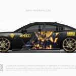 Gundam Anime Car Wraps 13 Made With Top 3MVinyl-10KWRAPS