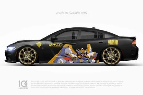 Gundam Anime Car Wraps 13 Made With Top 3MVinyl-10KWRAPS