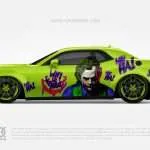 Joker Car Wraps JK-13 Made With Top 3M Vinyl - 10KWRAPS