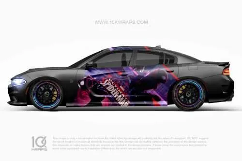 Spiderman Car Wraps 14 Made With Top 3M Vinyl - 10KWRAPS