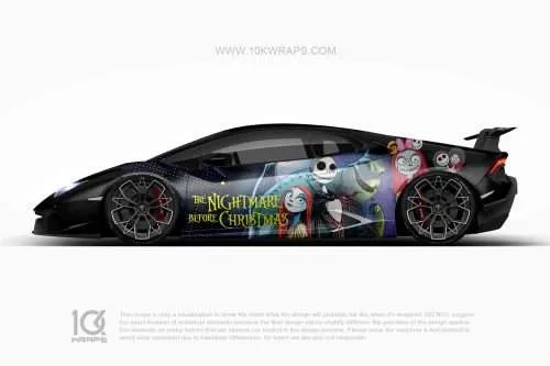 The Nightmare Before Christmas Car Wrap [NBC-03] - 10K Wraps