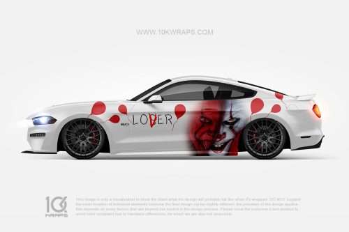 Pennywise Horror Car Wraps Made With Top 3MVinyl-10KWRAPS