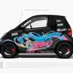 Hatsune Miku Car Wrap [CM-03] - 10K Wraps | Itasha Car Wrap