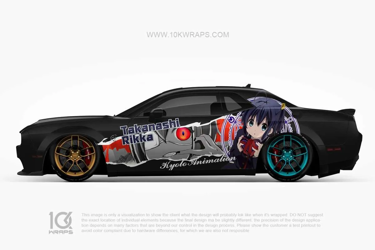 立花高梨カーラップ トップ3Mビニール製 - 10KWRAPS
