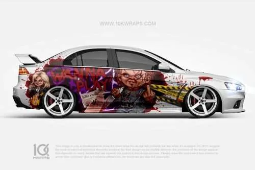 Chucky Season Car Wraps 03 Made With Top 3MVinyl-10KWRAPS