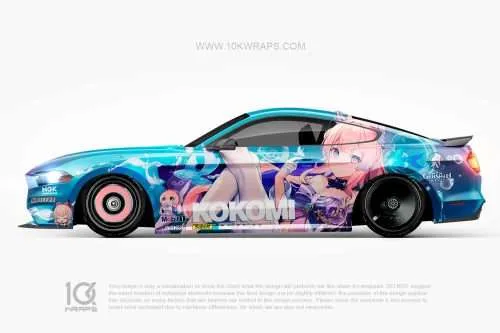 Genshin Impact Car Wraps 02 Made With Top 3MVinyl-10KWRAPS