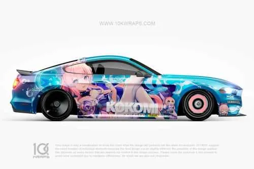 Genshin Impact Car Wraps 02 Made With Top 3MVinyl-10KWRAPS