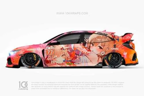 Genshin Impact Car Wraps 04 Made With Top 3MVinyl-10KWRAPS