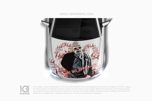 Joker Car Wraps JK-14 Made With Top 3M Vinyl - 10KWRAPS