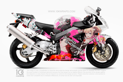 Dragon Ball Motorcycle Wrap Made With Top 3M Vinyl-10KWRAPS