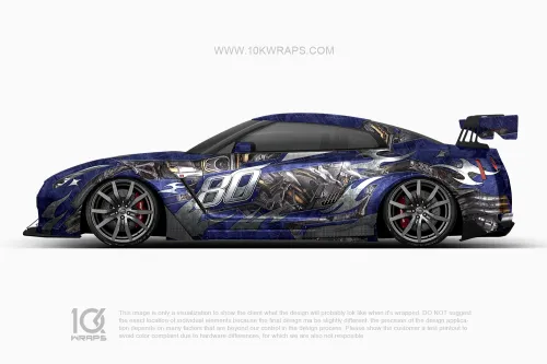 Transformers Car Wraps 01 Made With Top 3M Vinyl - 10KWRAPS