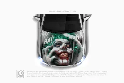 Joker Car Wraps JK-30 Made With Top 3M Vinyl - 10KWRAPS