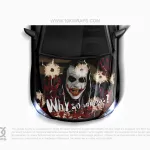 Joker Car Wraps JK-24 Made With Top 3M Vinyl - 10KWRAPS