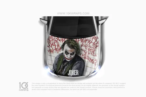 Joker Car Wraps JK-24 Made With Top 3M Vinyl - 10KWRAPS