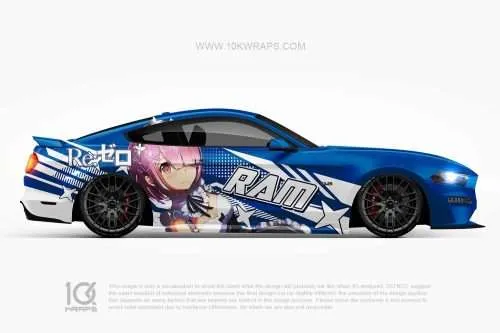 Gundam Anime Car Wraps 15 Made With Top 3MVinyl-10KWRAPS