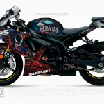 Venom Motorcycle Wraps Made With Top 3M Vinyl - 10KWRAPS