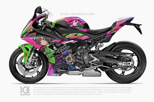 Joker Motorcycle Wraps Made With Top 3M Vinyl - 10KWRAPS