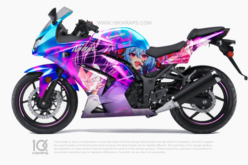 Joker Motorcycle Wraps Made With Top 3M Vinyl - 10KWRAPS