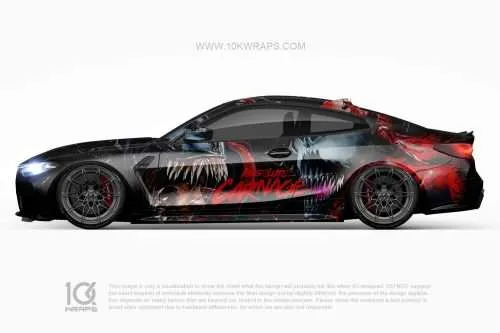 Venom Carnage Car Wraps Made With Top 3M Vinyl - 10KWRAPS