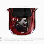 Joker Car Wraps JK-14 Made With Top 3M Vinyl - 10KWRAPS