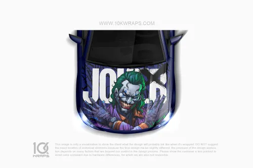 Joker Car Wraps JK-14 Made With Top 3M Vinyl - 10KWRAPS