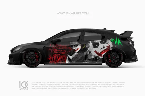 Dark Joker Wrap für Honda Civic Type R [JK-24]