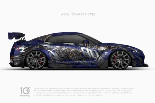 Transformers Car Wraps 09 Made With Top 3M Vinyl - 10KWRAPS