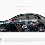 Joker Car Wraps JK-26 Made With Top 3M Vinyl - 10KWRAPS