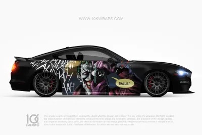 Joker Car Wraps JK-26 Made With Top 3M Vinyl - 10KWRAPS