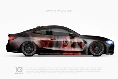 Joker Car Wraps JK-26 Made With Top 3M Vinyl - 10KWRAPS