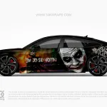 Joker Car Wraps JK-26 Made With Top 3M Vinyl - 10KWRAPS