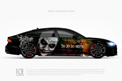 Joker Car Wraps JK-26 Made With Top 3M Vinyl - 10KWRAPS