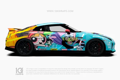 Wonder Woman Car Wraps Series Made With Top 3M Vinyl